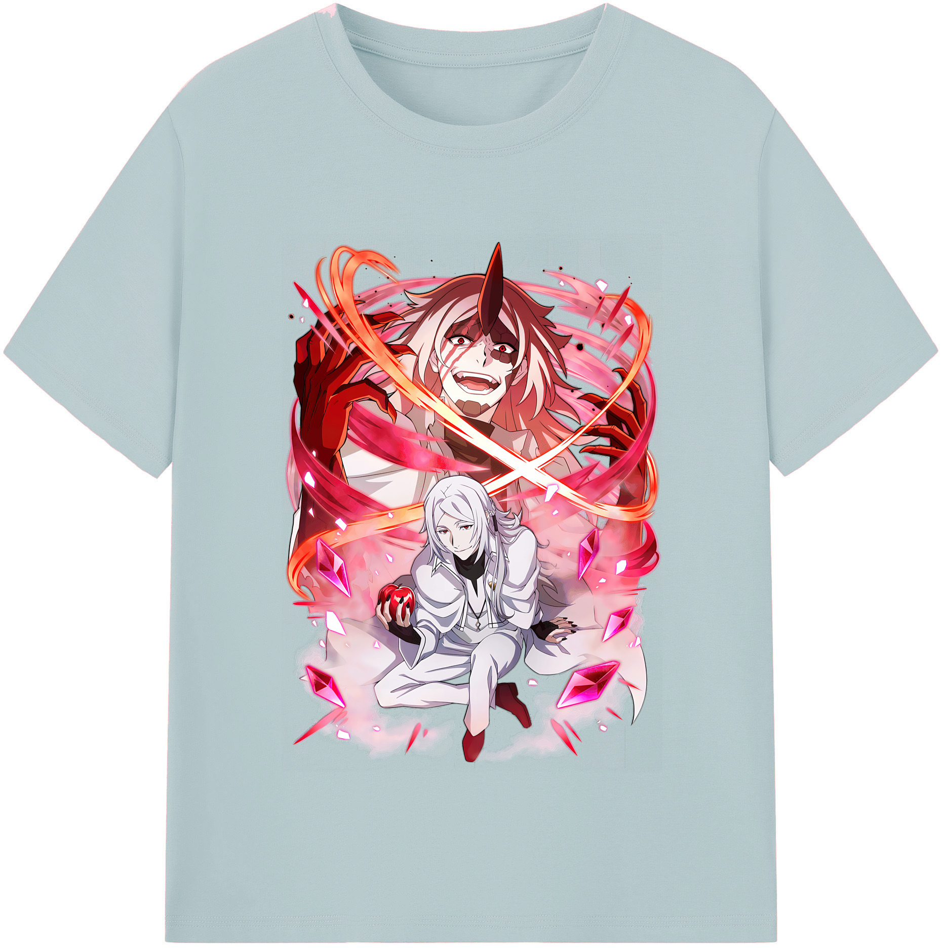 （画像用） 文豪ストレイドッグス Bungo Stray Dogs 綿100％半袖Tシャツ（フロントプリント）